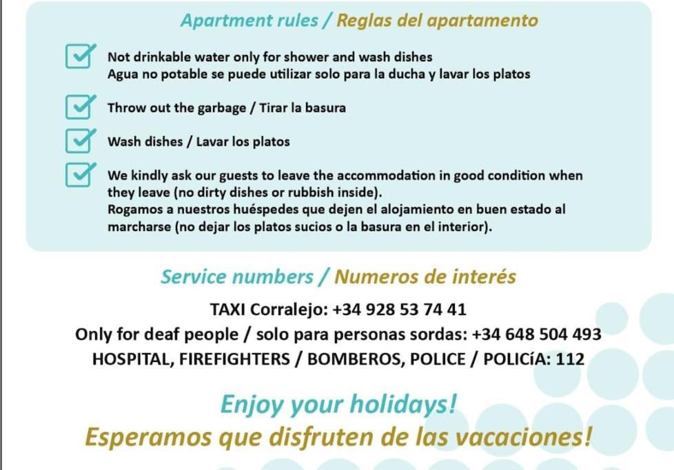 New Tamarindo La Ola Lejlighed Corralejo Eksteriør billede
